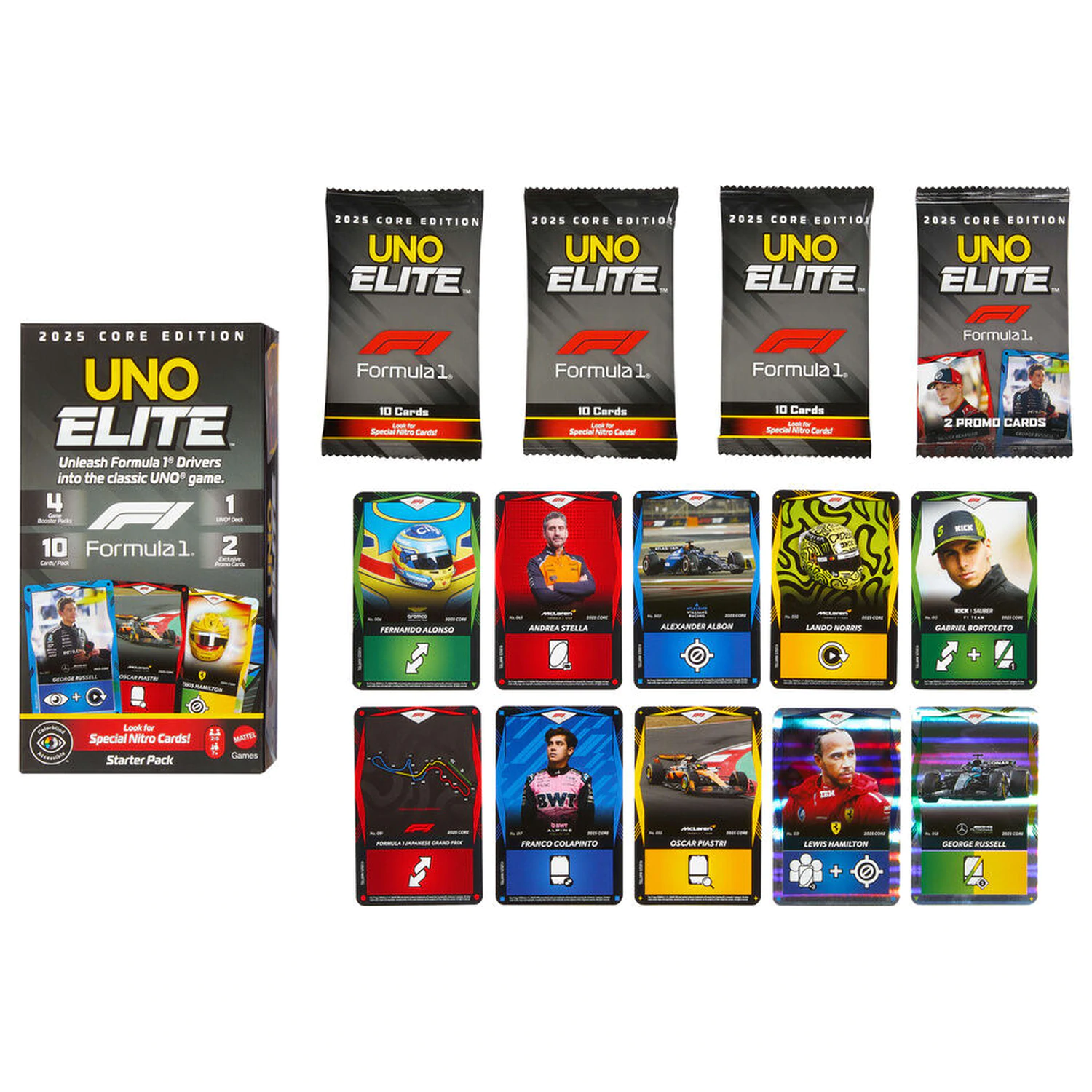 UNO Elite F1 Starter Pack karetní hra fotografii produktu
