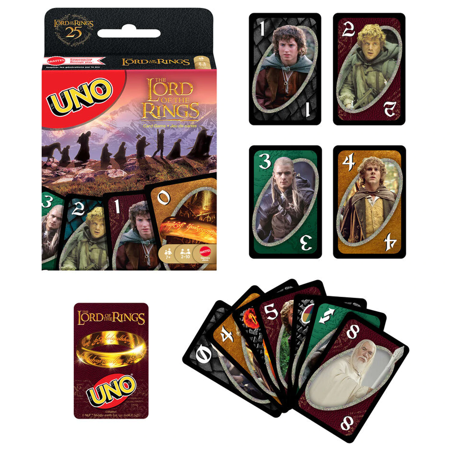 UNO Lord of the Rings karetní hra fotografii produktu