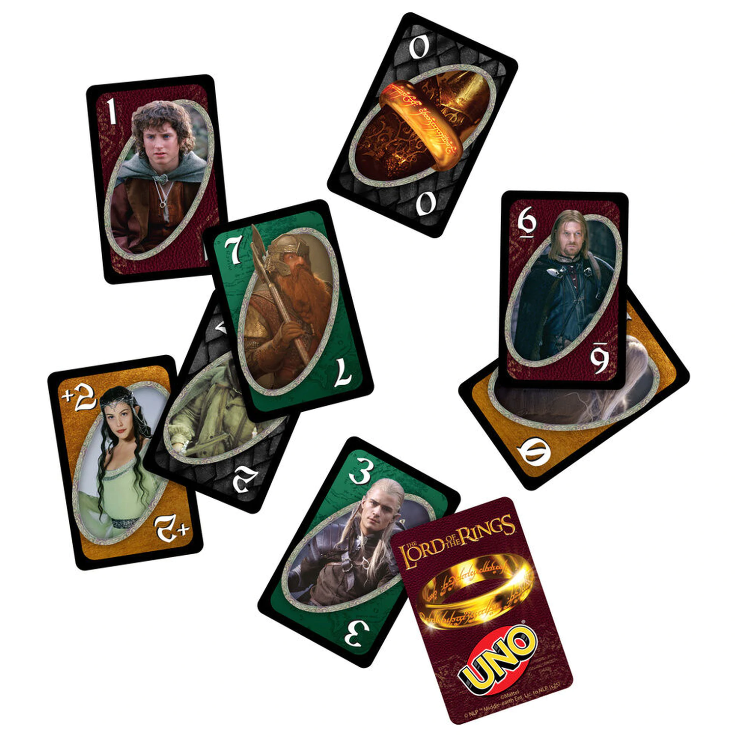 UNO Lord of the Rings karetní hra fotografii produktu