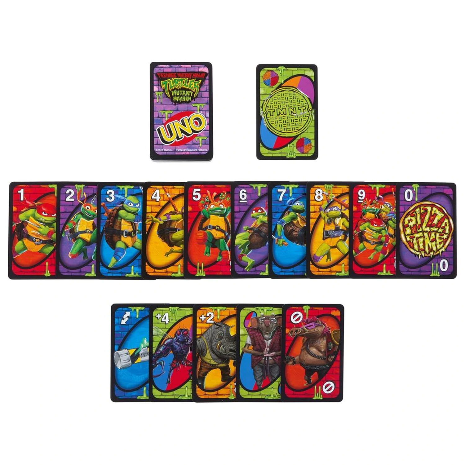 UNO Teenage Mutant Ninja Turtles karetní hra fotografii produktu