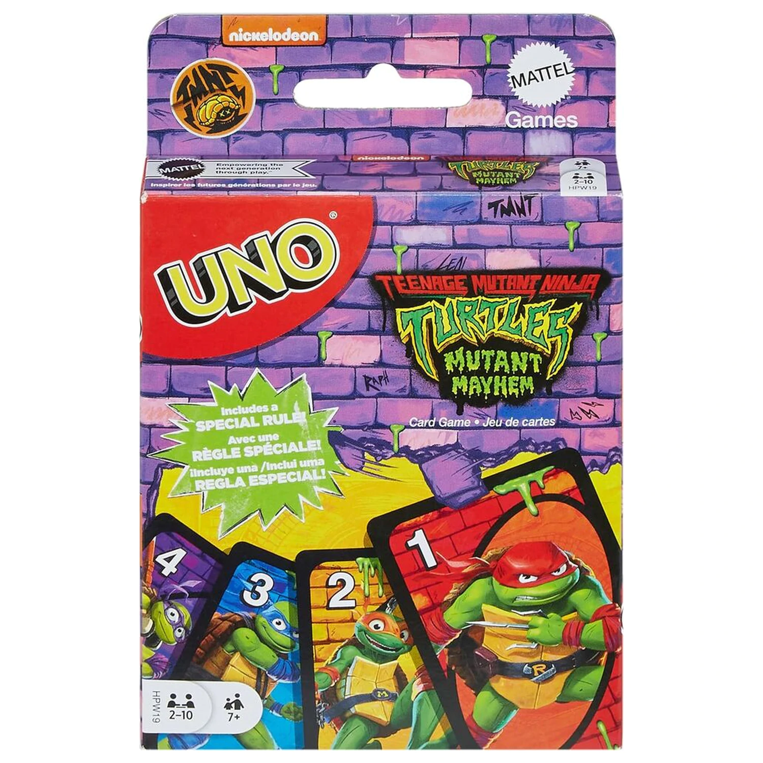 UNO Teenage Mutant Ninja Turtles karetní hra fotografii produktu