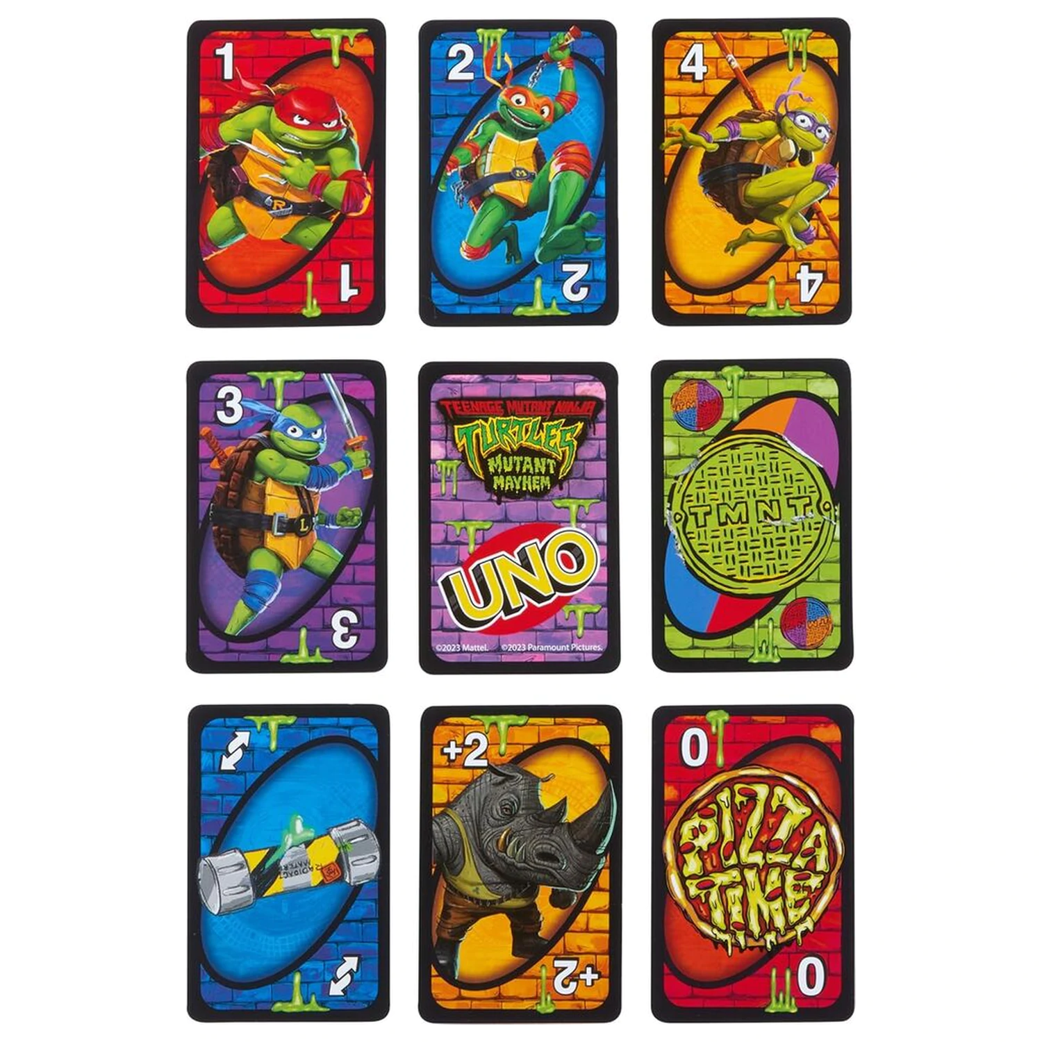 UNO Teenage Mutant Ninja Turtles karetní hra fotografii produktu