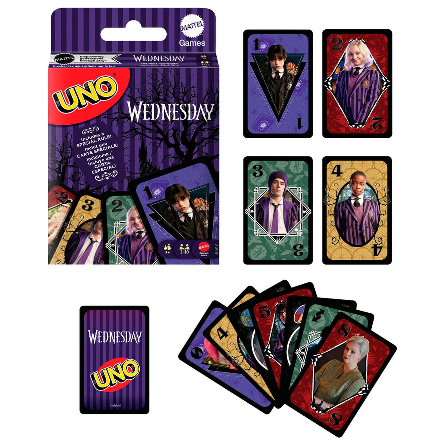 UNO Wednesday karetní hra fotografii produktu