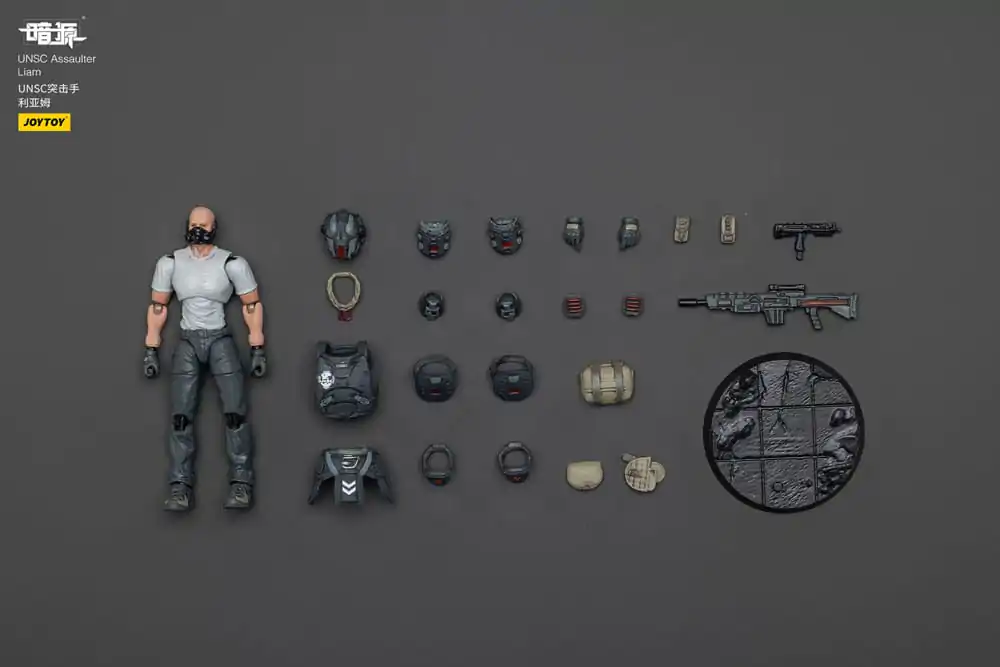 UNSC Dark Source Akční Figurka Assaulter Liam 7 cm fotografii produktu