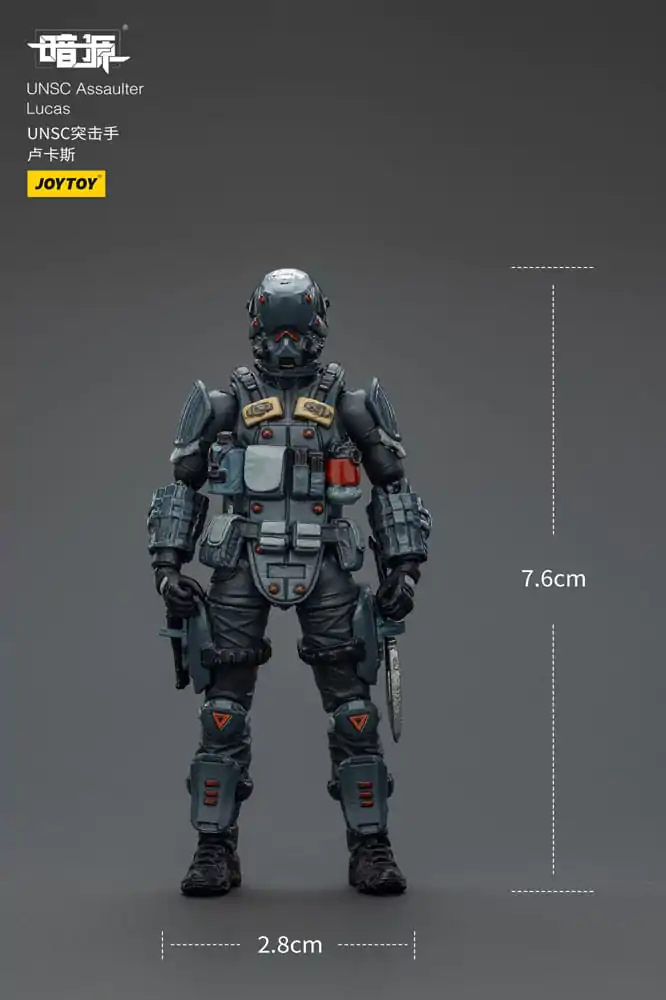 UNSC Dark Source Akční figurka Assaulter Lucas 7 cm fotografii produktu