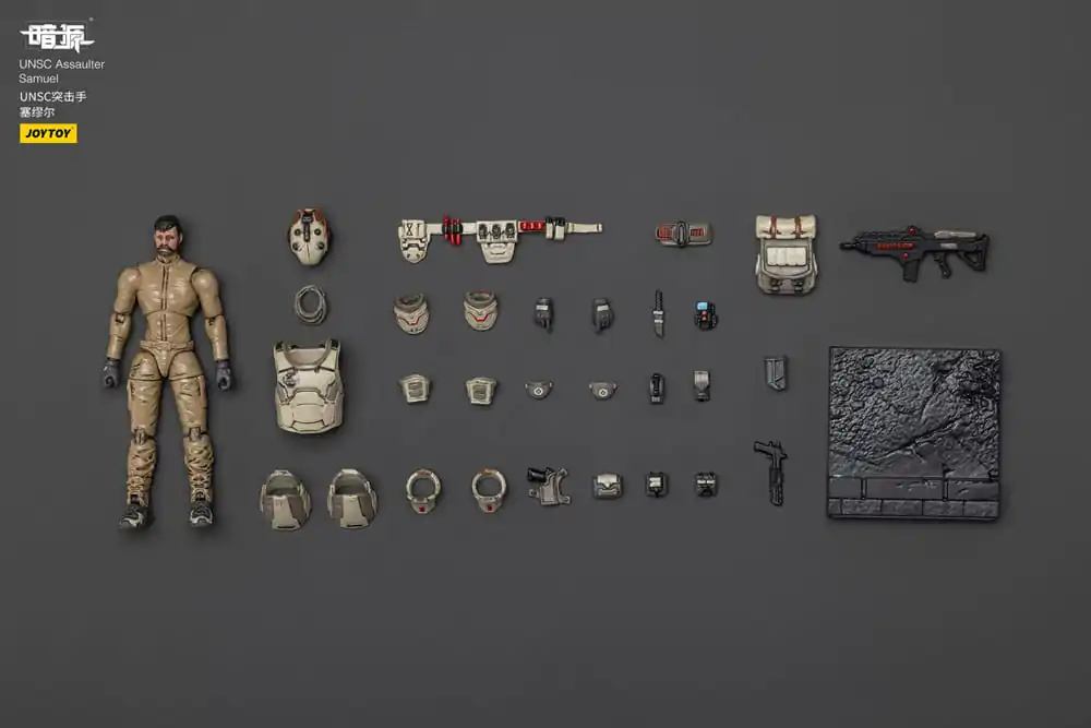 UNSC Dark Source Akční figurka Assaulter Samuel 7 cm fotografii produktu