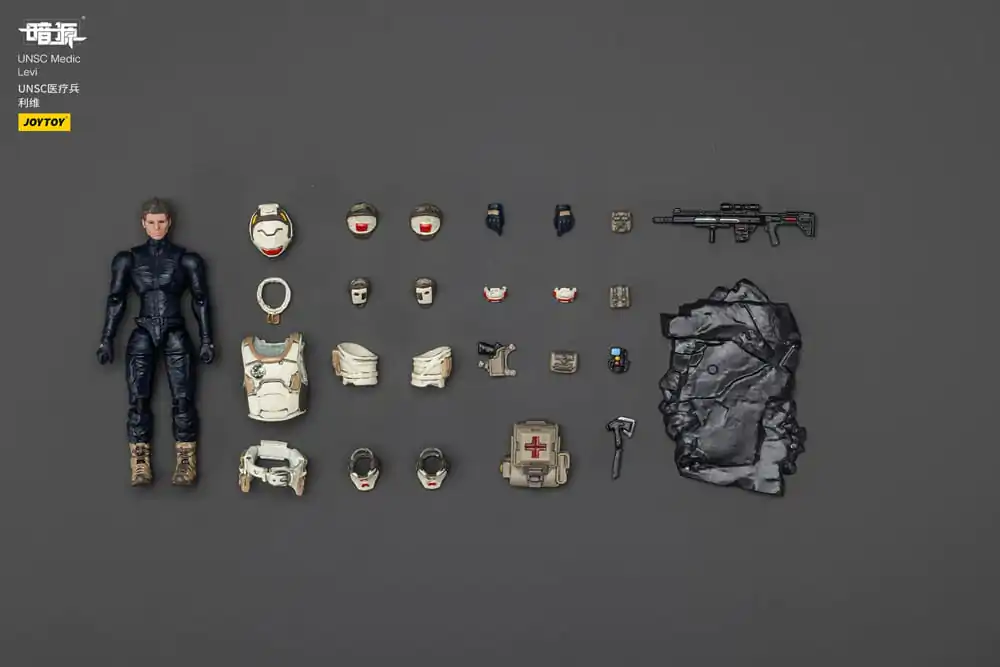 UNSC Dark Source Akční figurka Medic Levi 7 cm fotografii produktu