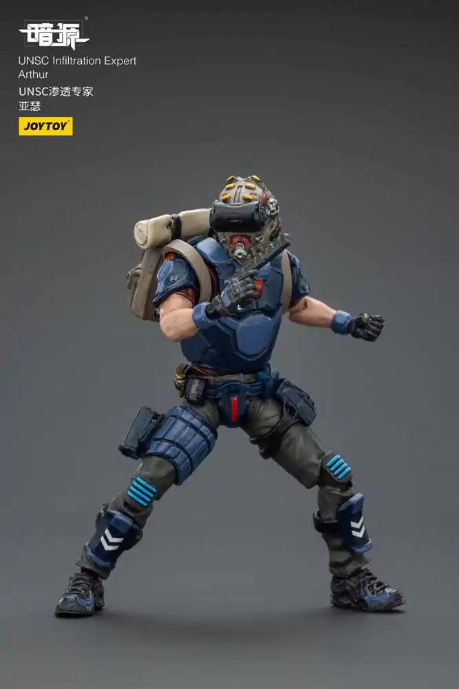 UNSC Dark Source Akční figurka Infiltration Expert Arthur 7 cm fotografii produktu