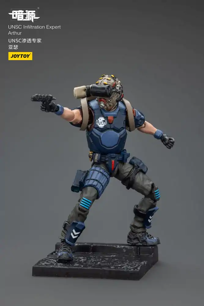 UNSC Dark Source Akční figurka Infiltration Expert Arthur 7 cm fotografii produktu