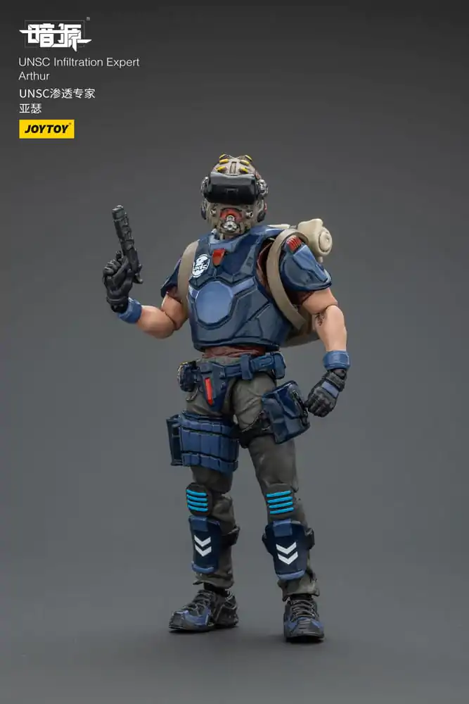 UNSC Dark Source Akční figurka Infiltration Expert Arthur 7 cm fotografii produktu