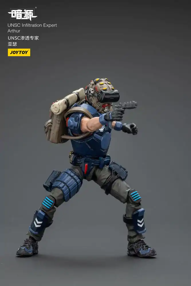 UNSC Dark Source Akční figurka Infiltration Expert Arthur 7 cm fotografii produktu