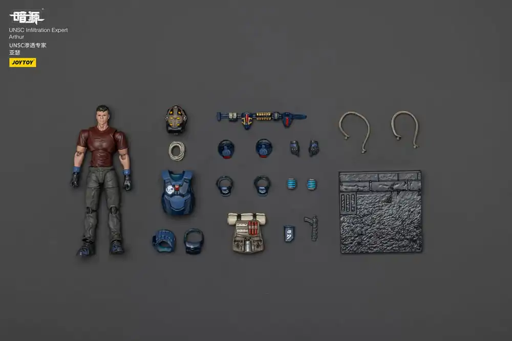 UNSC Dark Source Akční figurka Infiltration Expert Arthur 7 cm fotografii produktu