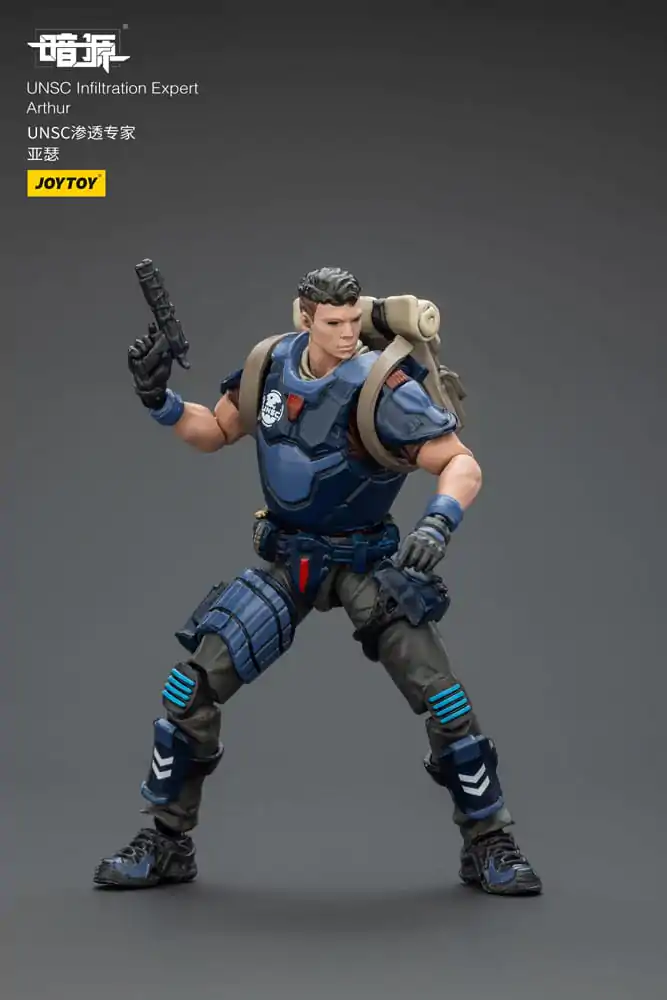 UNSC Dark Source Akční figurka Infiltration Expert Arthur 7 cm fotografii produktu