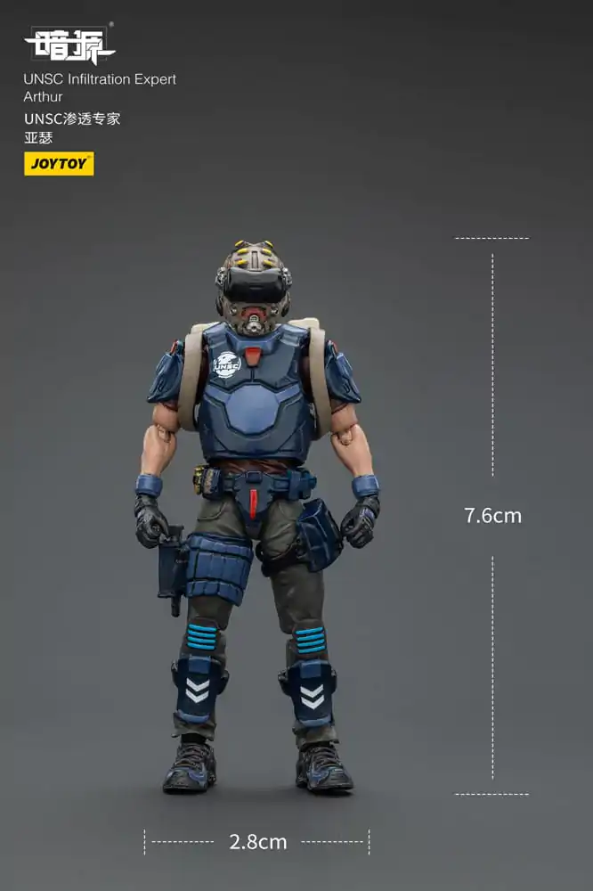 UNSC Dark Source Akční figurka Infiltration Expert Arthur 7 cm fotografii produktu