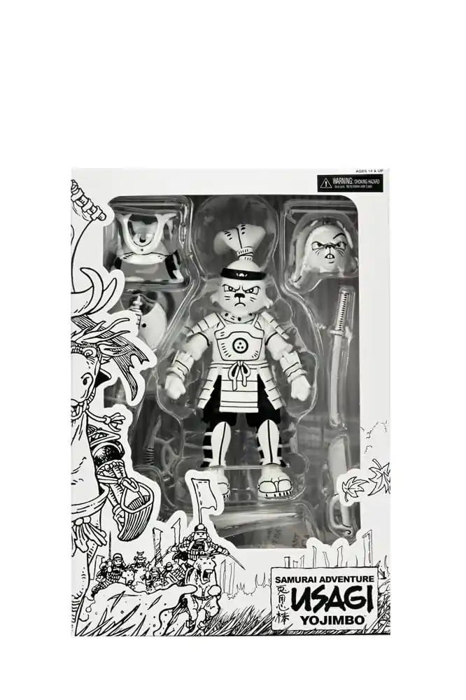 Akční figurka Usagi Yojimbo Samurai Usagi Yojimbo Black & White Figurka 18 cm fotografii produktu
