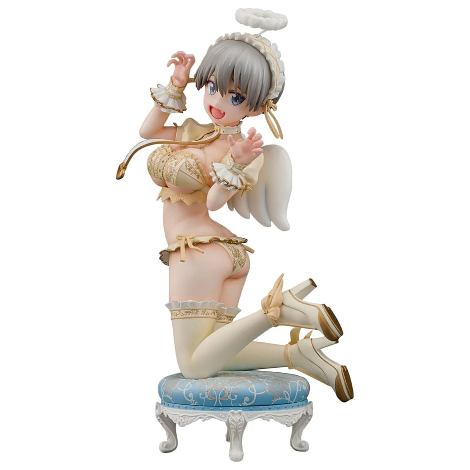 Uzaki-chan Wants to Hang Out! PVC socha 1/7 Hana Uzaki Angel Ver. 19 cm fotografii produktu