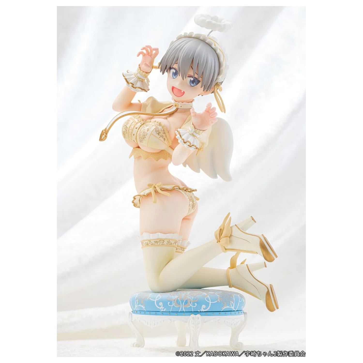 Uzaki-chan Wants to Hang Out! PVC socha 1/7 Hana Uzaki Angel Ver. 19 cm fotografii produktu