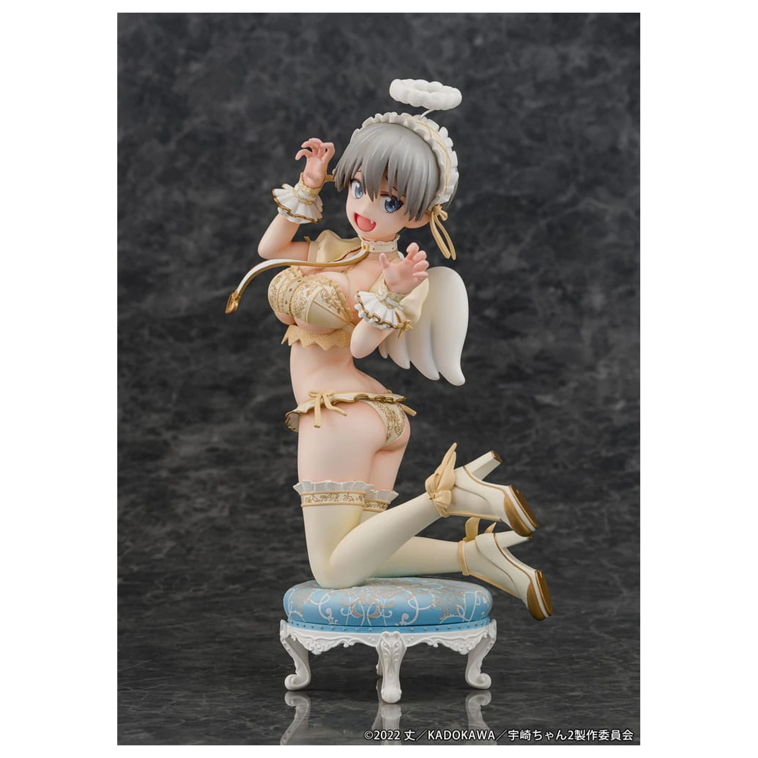 Uzaki-chan Wants to Hang Out! PVC socha 1/7 Hana Uzaki Angel Ver. 19 cm fotografii produktu