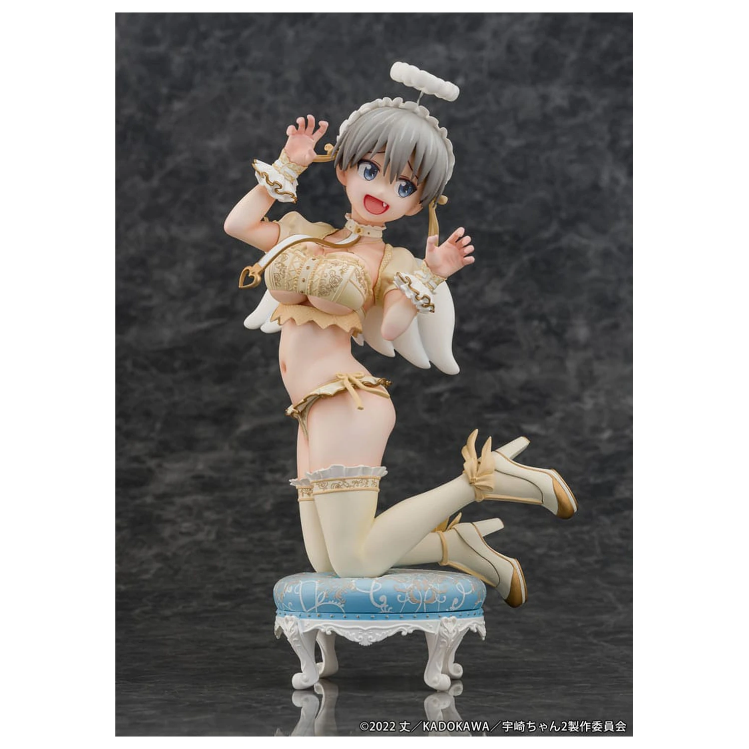Uzaki-chan Wants to Hang Out! PVC socha 1/7 Hana Uzaki Angel Ver. 19 cm fotografii produktu
