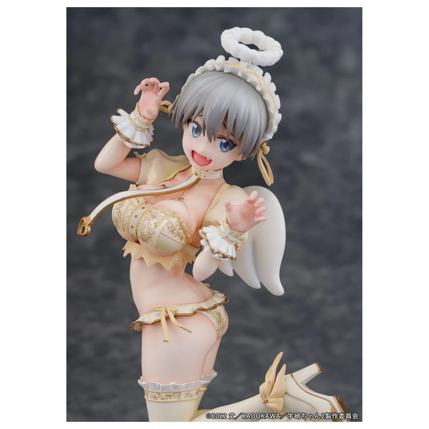 Uzaki-chan Wants to Hang Out! PVC socha 1/7 Hana Uzaki Angel Ver. 19 cm fotografii produktu