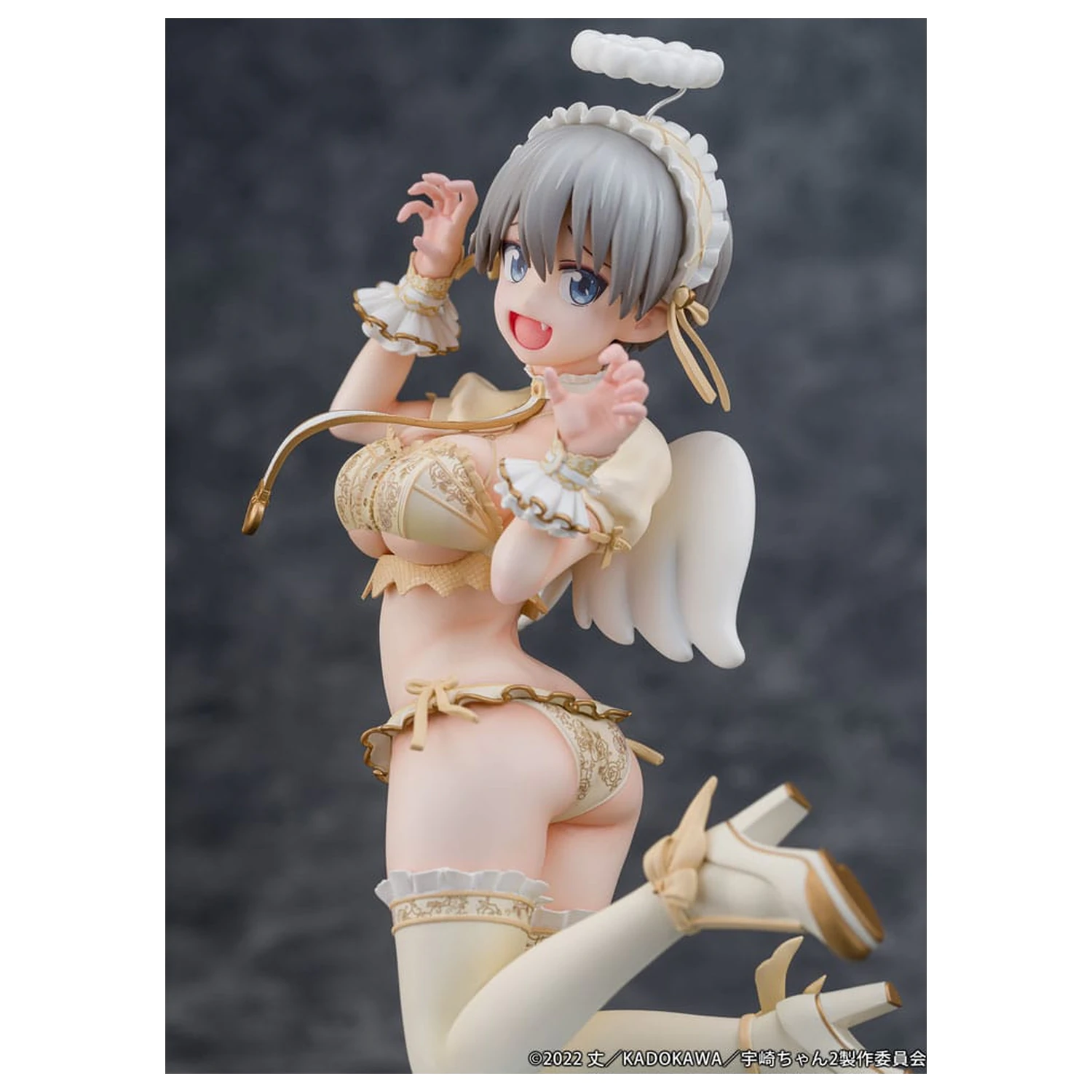 Uzaki-chan Wants to Hang Out! PVC socha 1/7 Hana Uzaki Angel Ver. 19 cm fotografii produktu