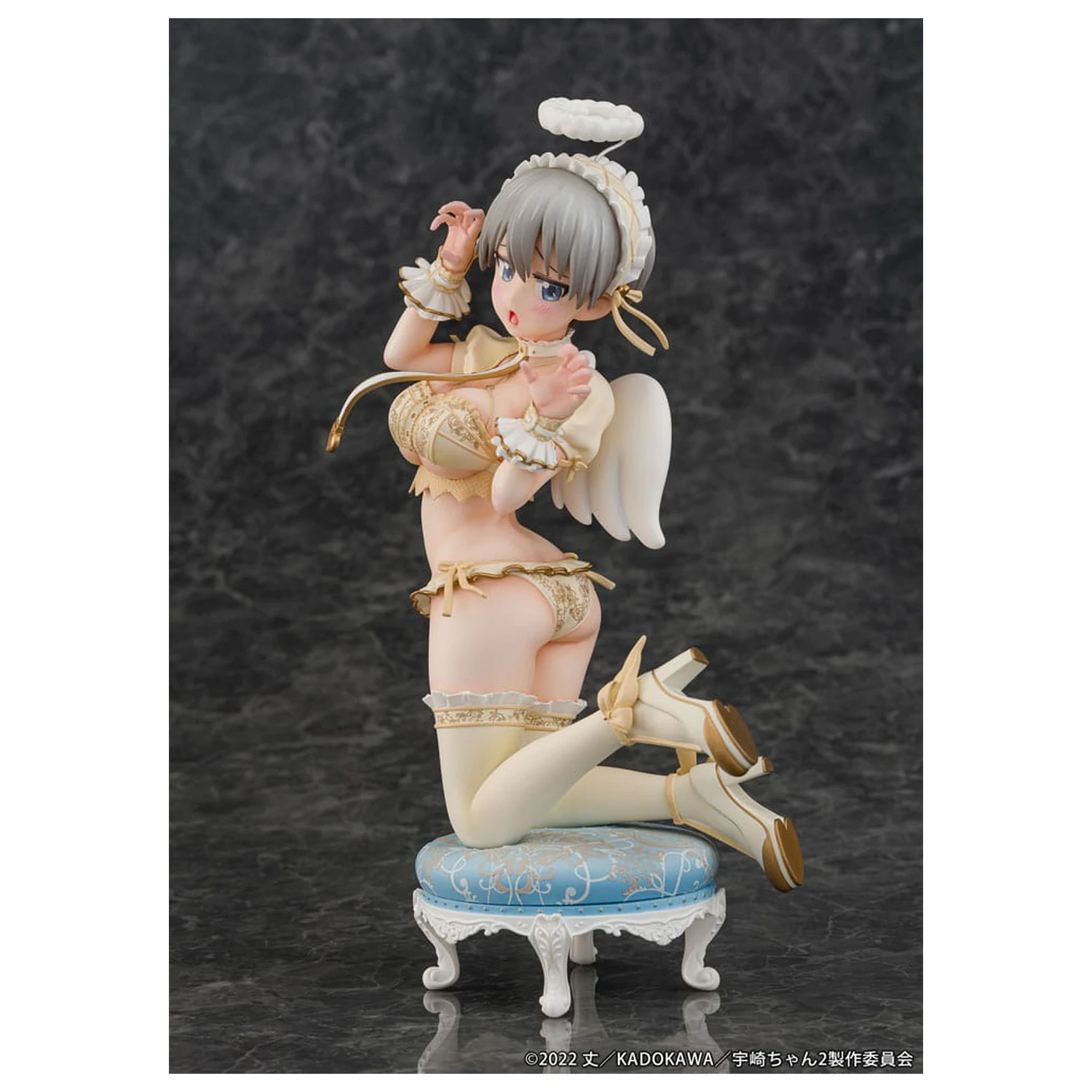 Uzaki-chan Wants to Hang Out! PVC socha 1/7 Hana Uzaki Angel Ver. 19 cm fotografii produktu
