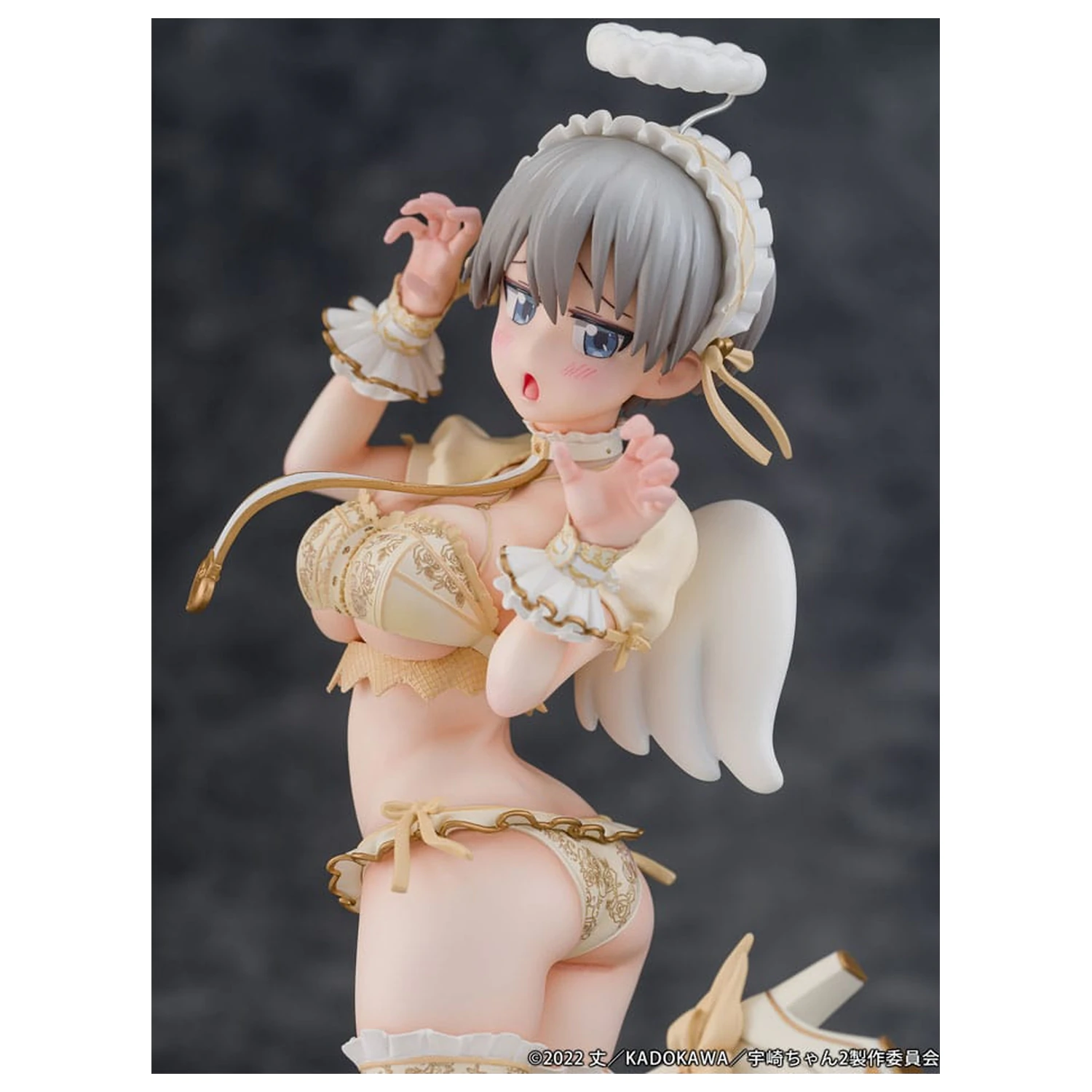 Uzaki-chan Wants to Hang Out! PVC socha 1/7 Hana Uzaki Angel Ver. 19 cm fotografii produktu