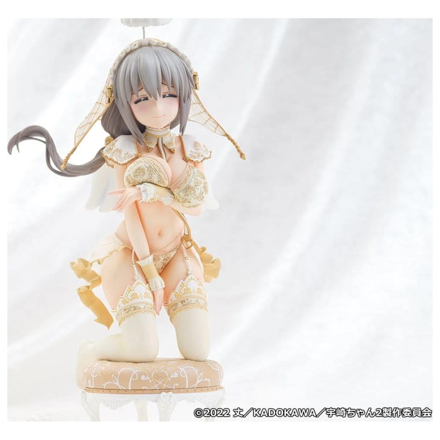 Uzaki-chan Wants to Hang Out! PVC soška 1/7 Tsuki Uzaki Angel Ver. 19 cm fotografii produktu