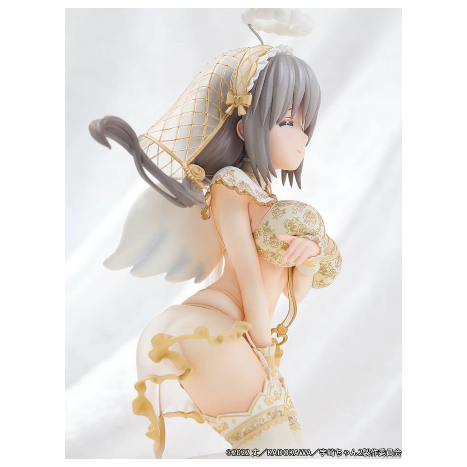 Uzaki-chan Wants to Hang Out! PVC soška 1/7 Tsuki Uzaki Angel Ver. 19 cm fotografii produktu