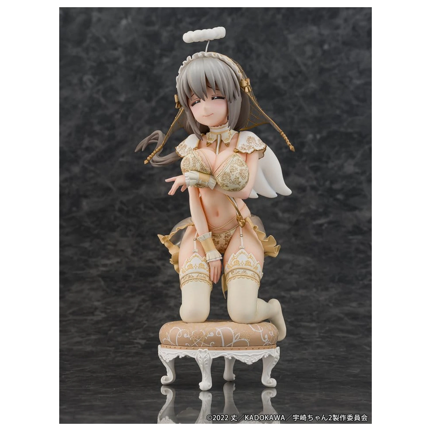 Uzaki-chan Wants to Hang Out! PVC soška 1/7 Tsuki Uzaki Angel Ver. 19 cm fotografii produktu