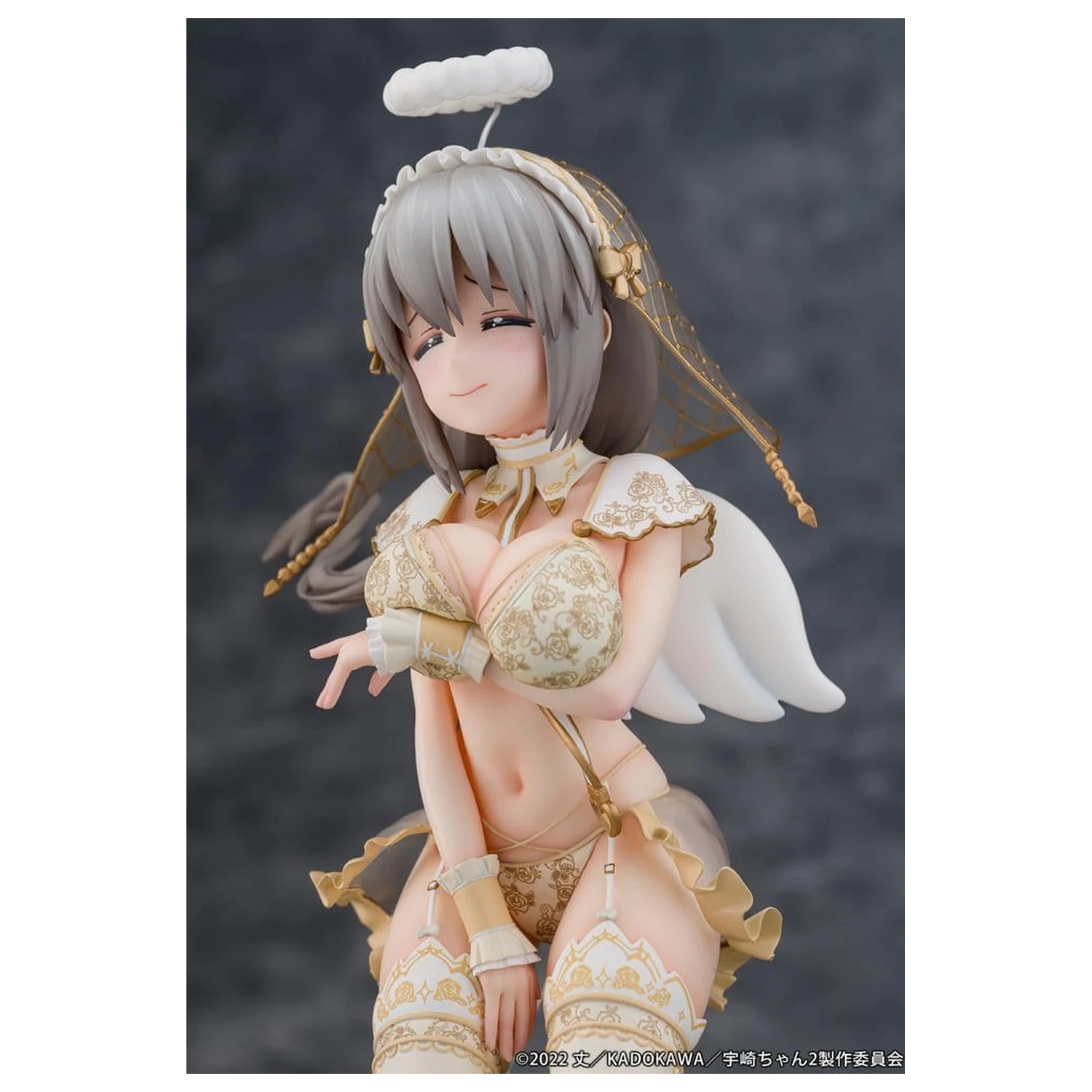 Uzaki-chan Wants to Hang Out! PVC soška 1/7 Tsuki Uzaki Angel Ver. 19 cm fotografii produktu