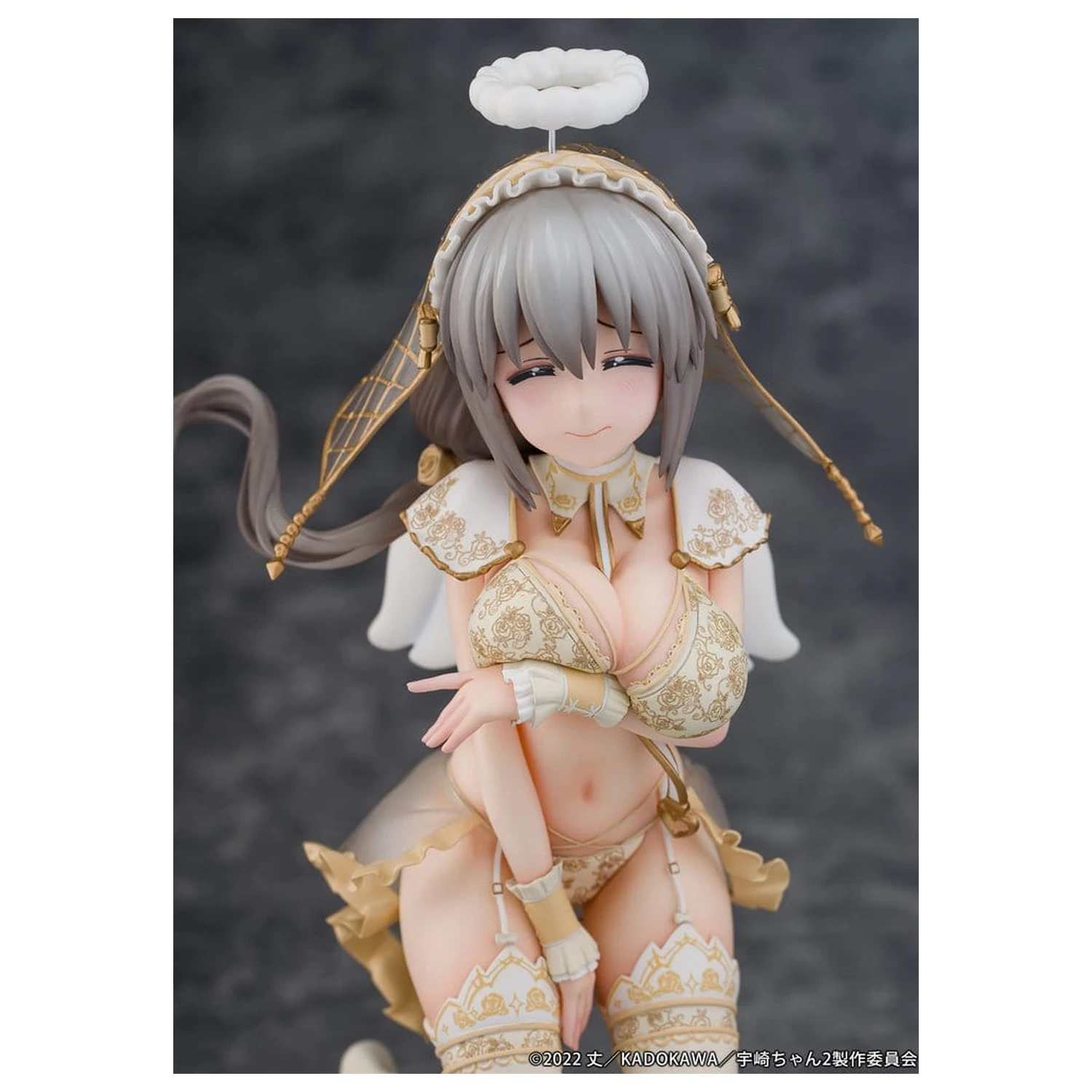 Uzaki-chan Wants to Hang Out! PVC soška 1/7 Tsuki Uzaki Angel Ver. 19 cm fotografii produktu