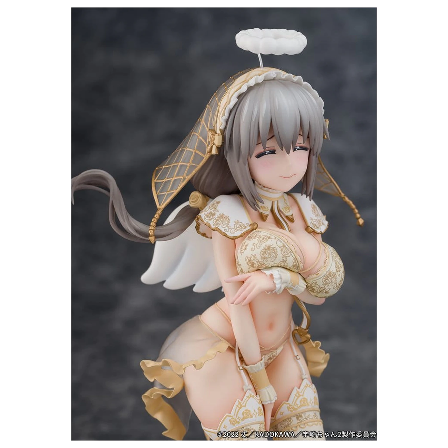Uzaki-chan Wants to Hang Out! PVC soška 1/7 Tsuki Uzaki Angel Ver. 19 cm fotografii produktu