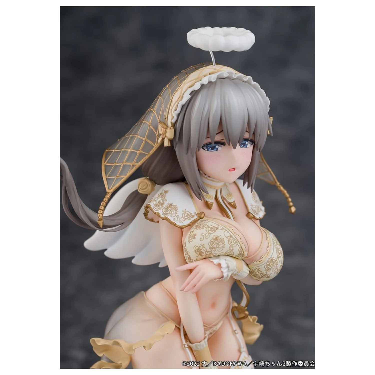 Uzaki-chan Wants to Hang Out! PVC soška 1/7 Tsuki Uzaki Angel Ver. 19 cm fotografii produktu
