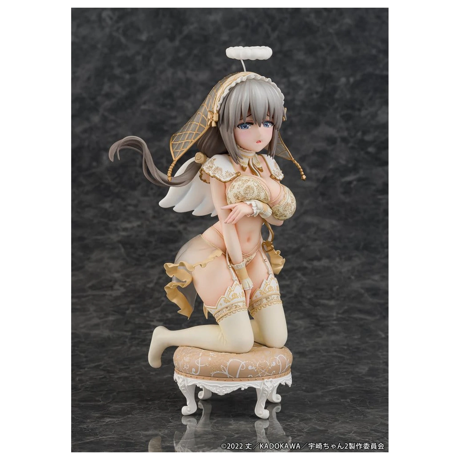 Uzaki-chan Wants to Hang Out! PVC soška 1/7 Tsuki Uzaki Angel Ver. 19 cm fotografii produktu