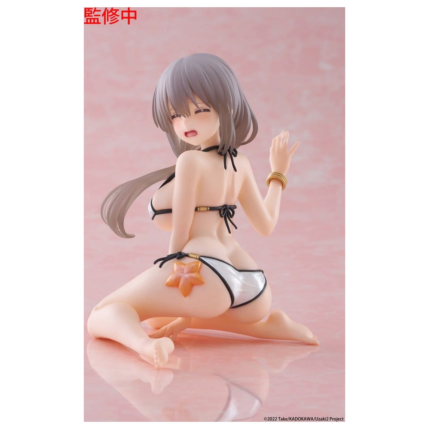 Uzaki-chan Wants to Hang Out! PVC socha Desktop Cute Figure Tsuki Uzaki (Swimwear Ver.) 13 cm fotografii produktu