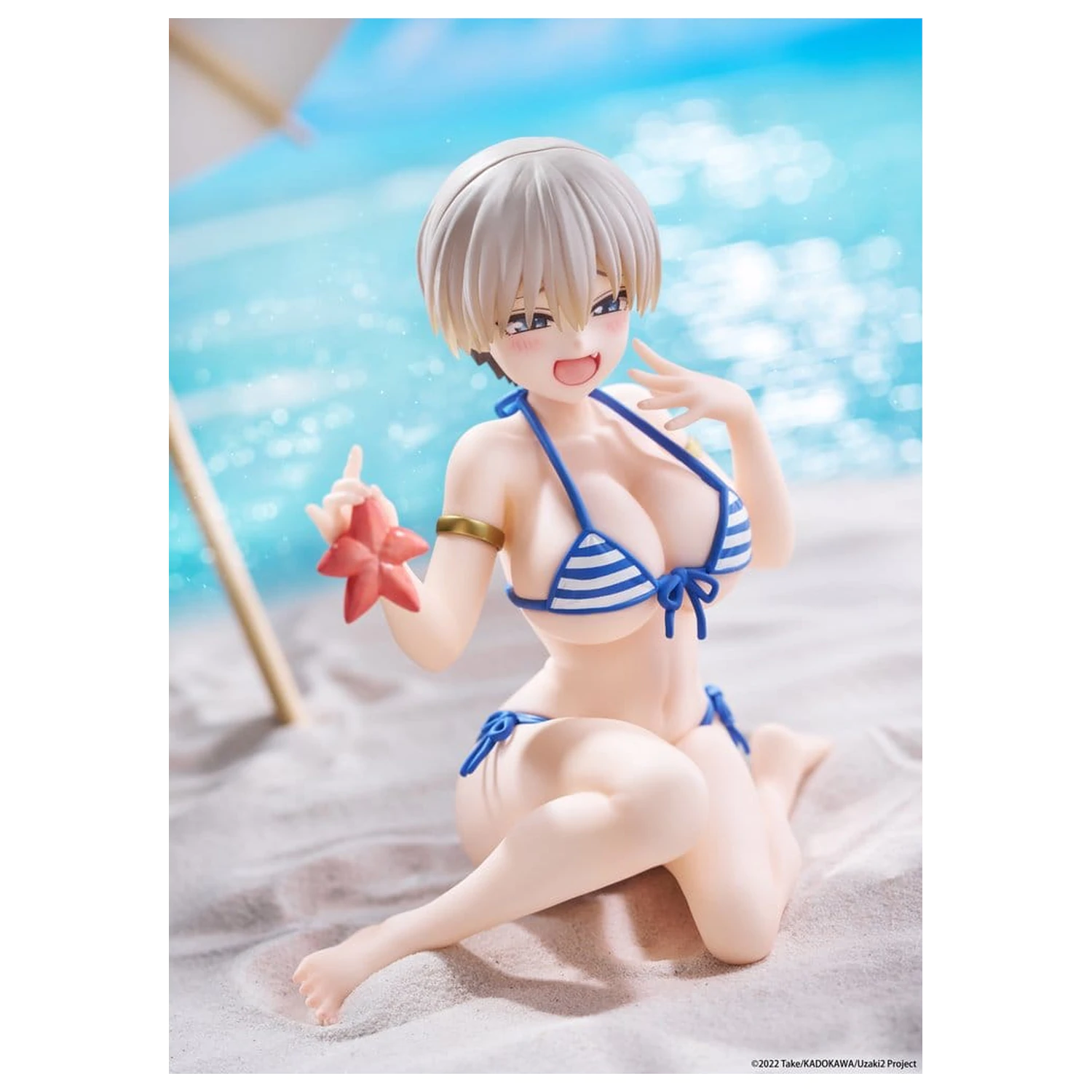 Uzaki-chan Wants to Hang Out! Desktop Cute PVC figurka Hana Uzaki (Swim wear Ver.) 13 cm fotografii produktu