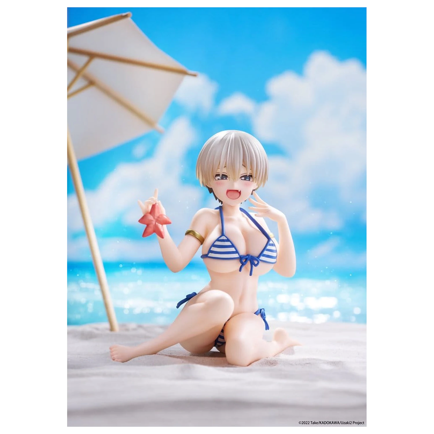 Uzaki-chan Wants to Hang Out! Desktop Cute PVC figurka Hana Uzaki (Swim wear Ver.) 13 cm fotografii produktu