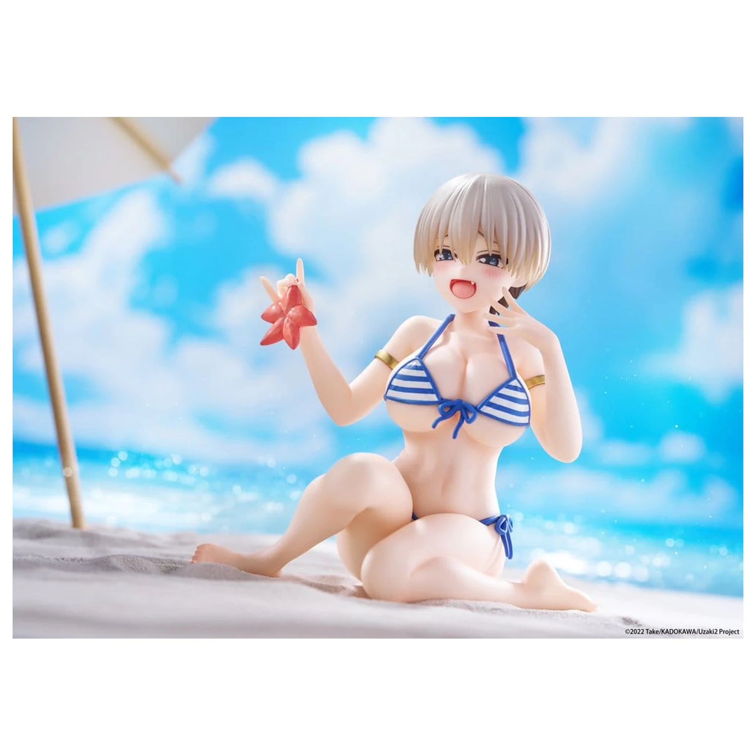 Uzaki-chan Wants to Hang Out! Desktop Cute PVC figurka Hana Uzaki (Swim wear Ver.) 13 cm fotografii produktu