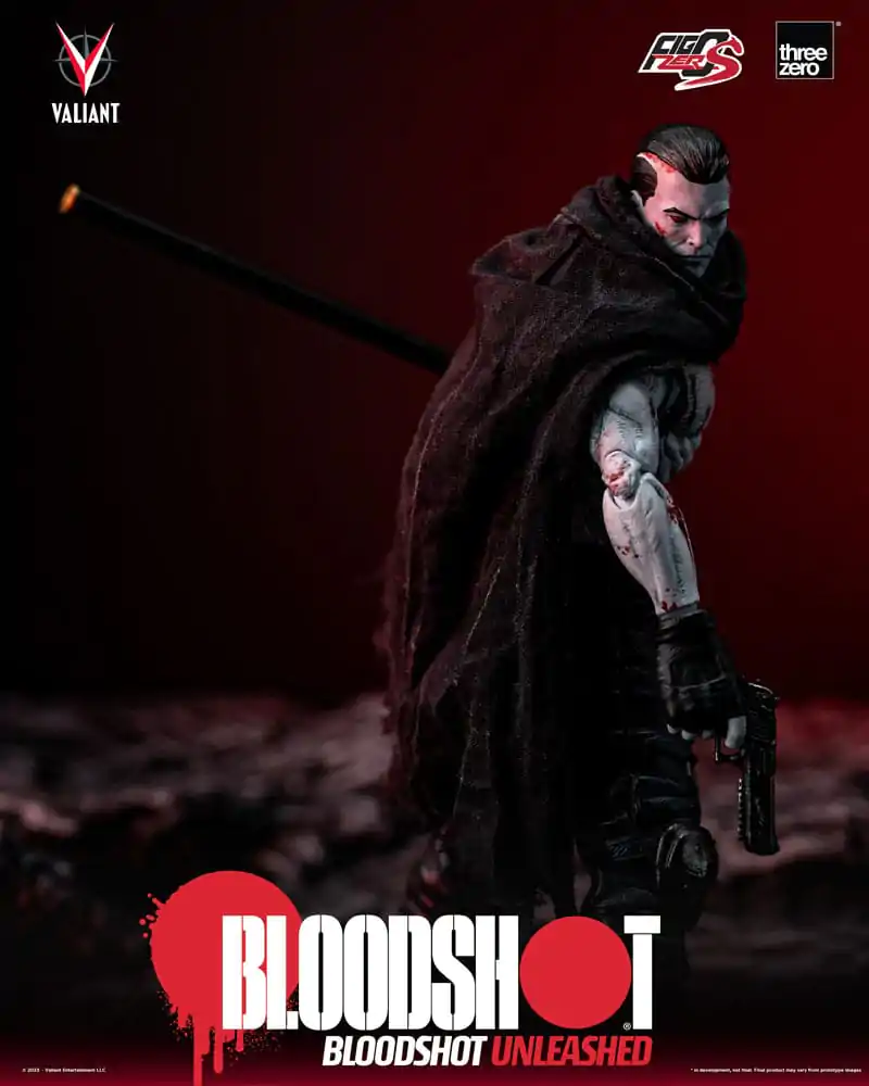 Valiant Comics FigZero S akční figurka 1/12 Bloodshot Unleashed 15 cm fotografii produktu