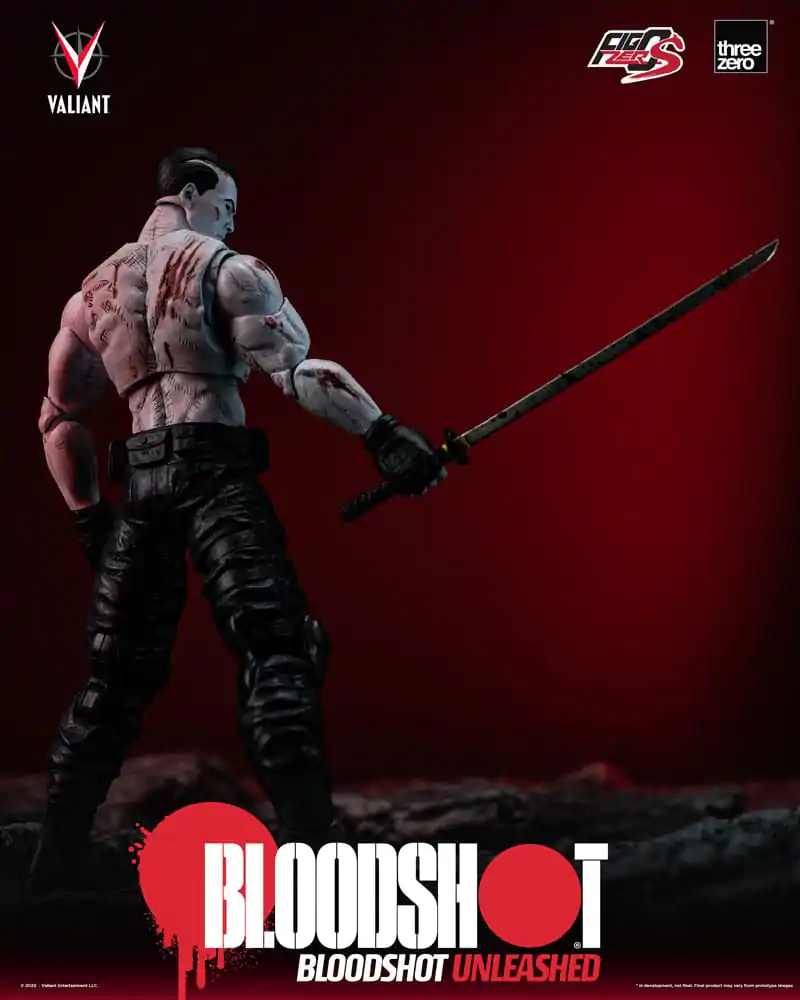 Valiant Comics FigZero S akční figurka 1/12 Bloodshot Unleashed 15 cm fotografii produktu