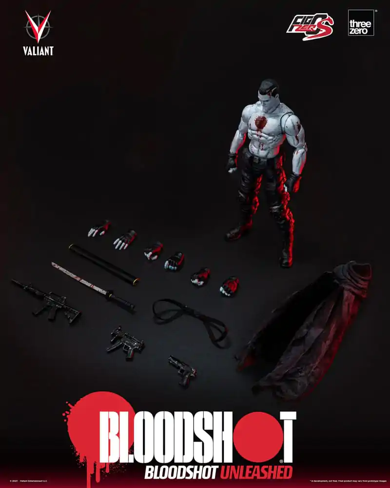 Valiant Comics FigZero S akční figurka 1/12 Bloodshot Unleashed 15 cm fotografii produktu