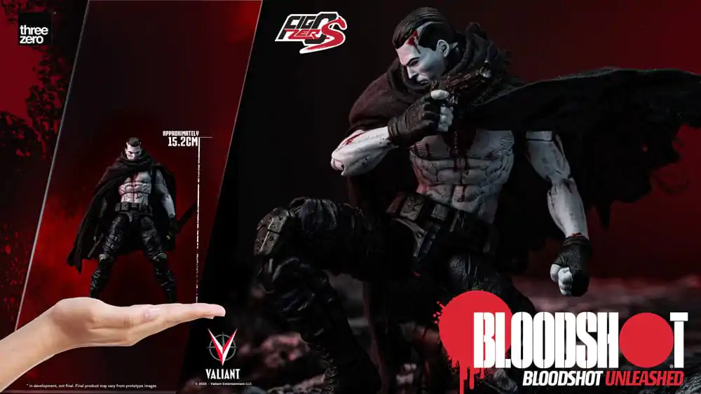 Valiant Comics FigZero S akční figurka 1/12 Bloodshot Unleashed 15 cm fotografii produktu