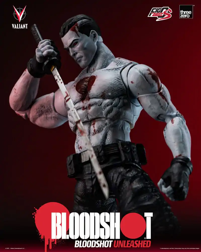Valiant Comics FigZero S akční figurka 1/12 Bloodshot Unleashed 15 cm fotografii produktu