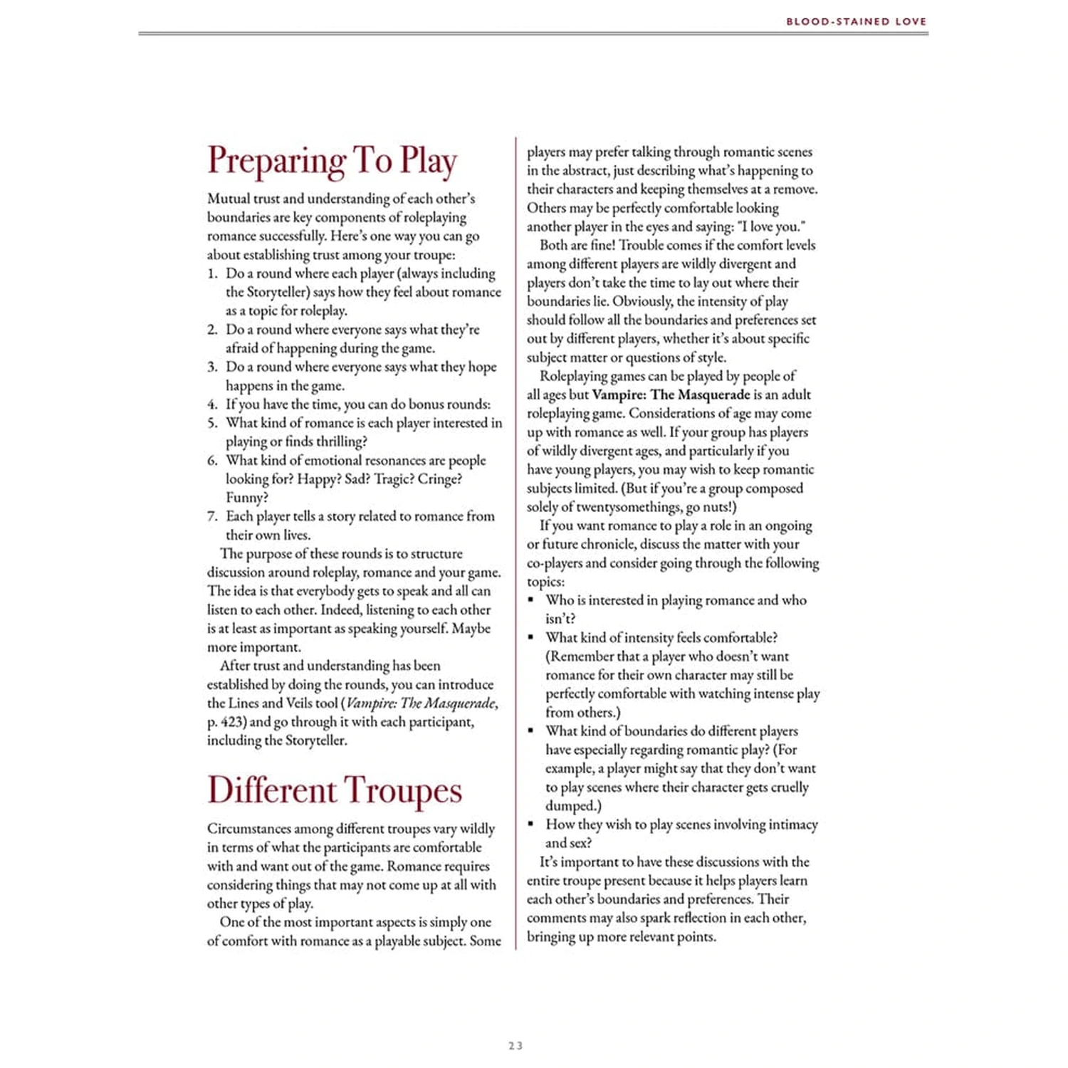 Vampire: The Masquerade 5th Edition RPG kniha Blood-Stained Love Sourcebook *Anglická verze* fotografii produktu