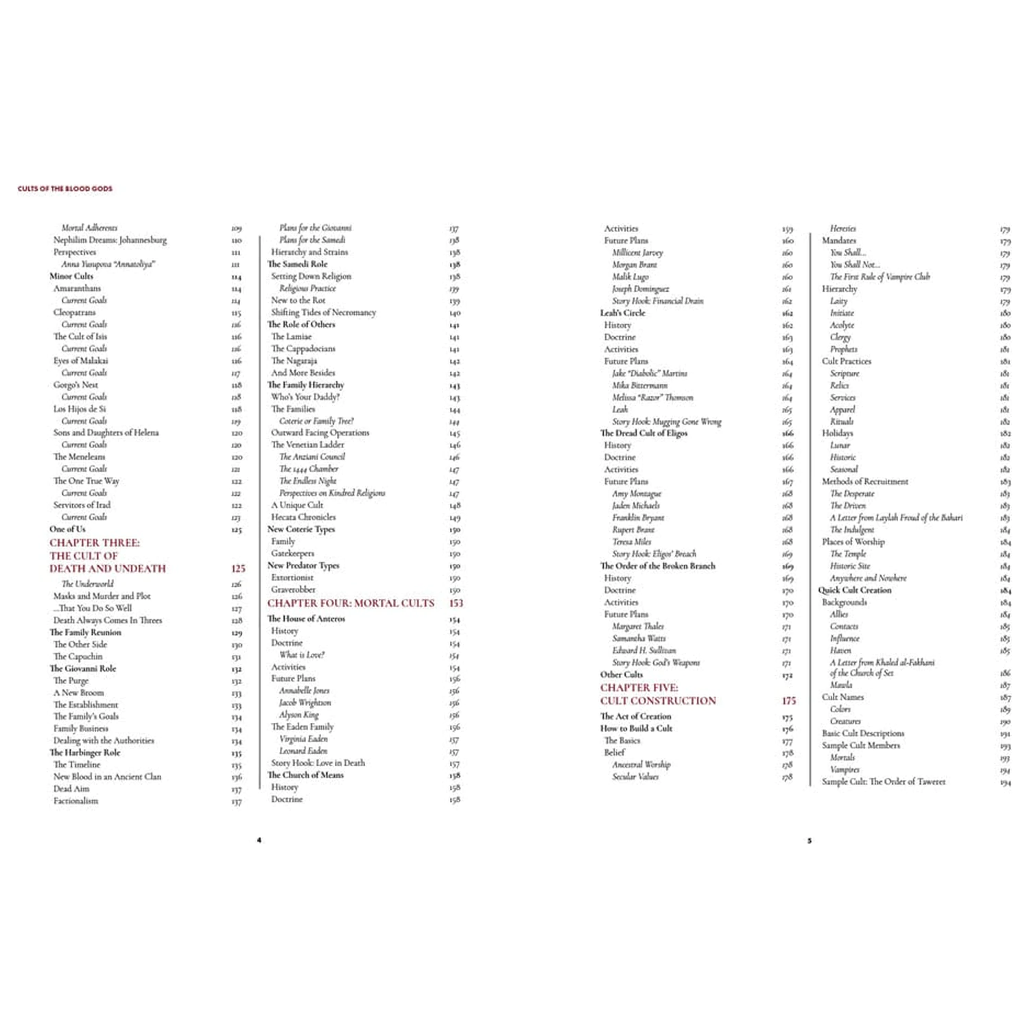 Vampire: The Masquerade 5th Edition RPG kniha Cults of the Blood Gods Sourcebook Anglická verze fotografii produktu