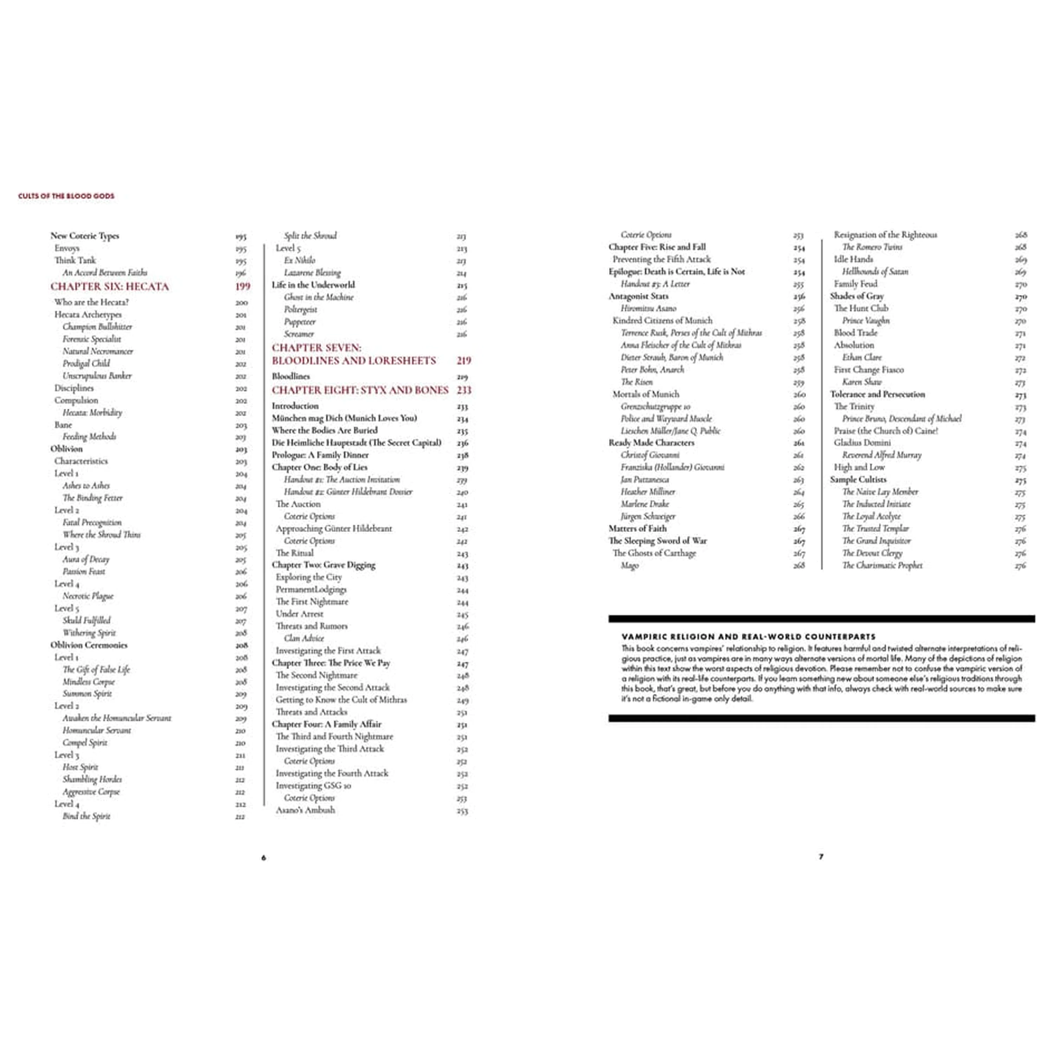 Vampire: The Masquerade 5th Edition RPG kniha Cults of the Blood Gods Sourcebook Anglická verze fotografii produktu