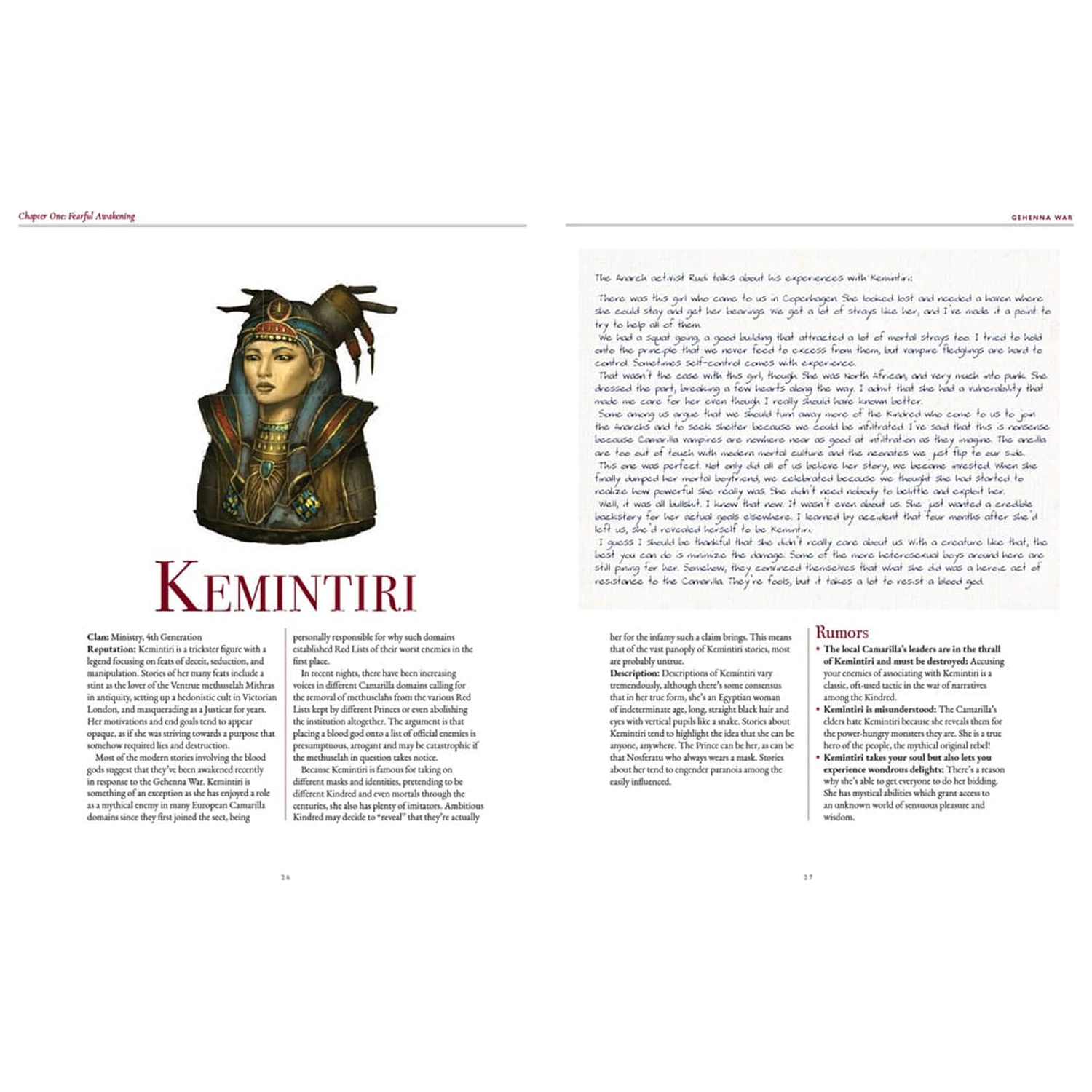 Vampire: The Masquerade 5th Edition RPG kniha Gehenna War Sourcebook *anglická verze* fotografii produktu