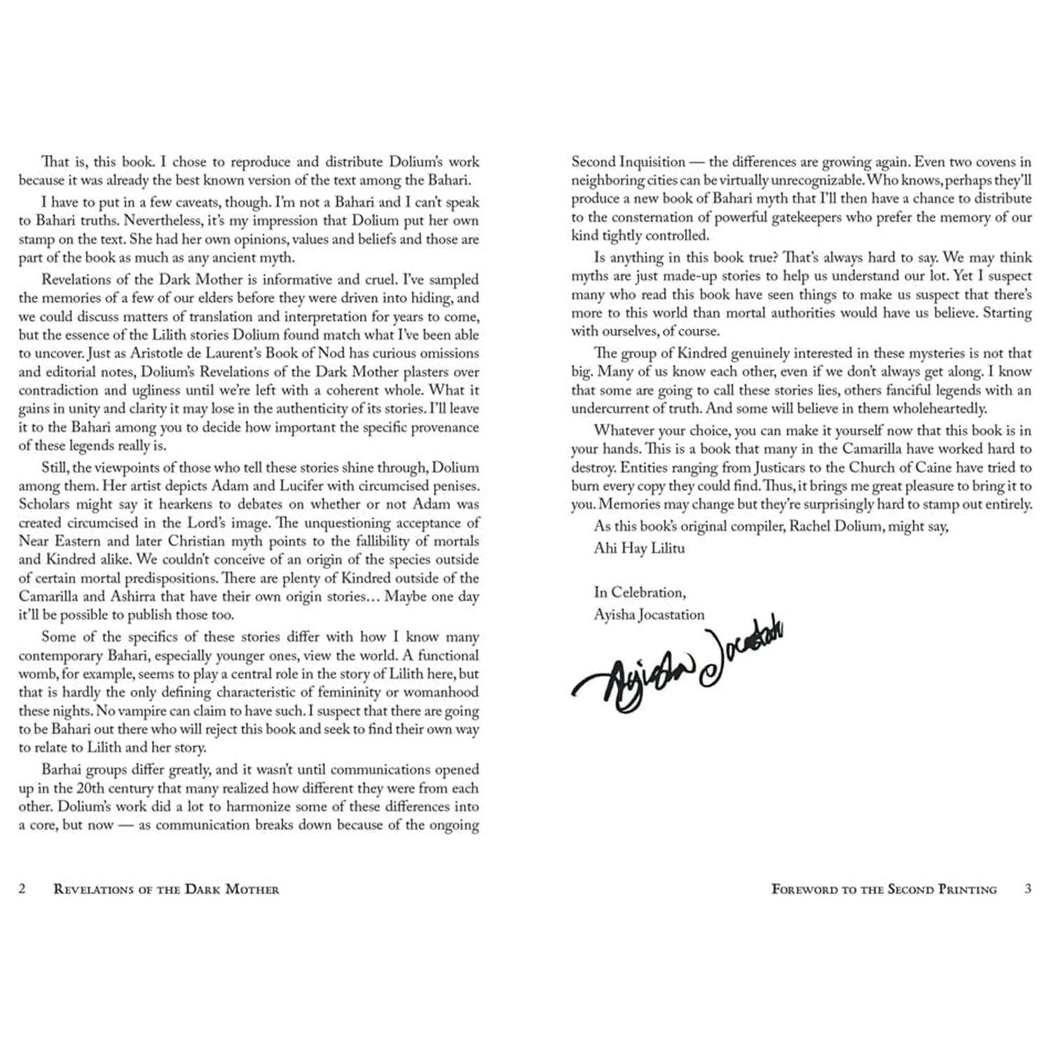 Vampire: The Masquerade 5th Edition RPG kniha Revelations of the Dark Mother Příslušenství Anglická verze fotografii produktu