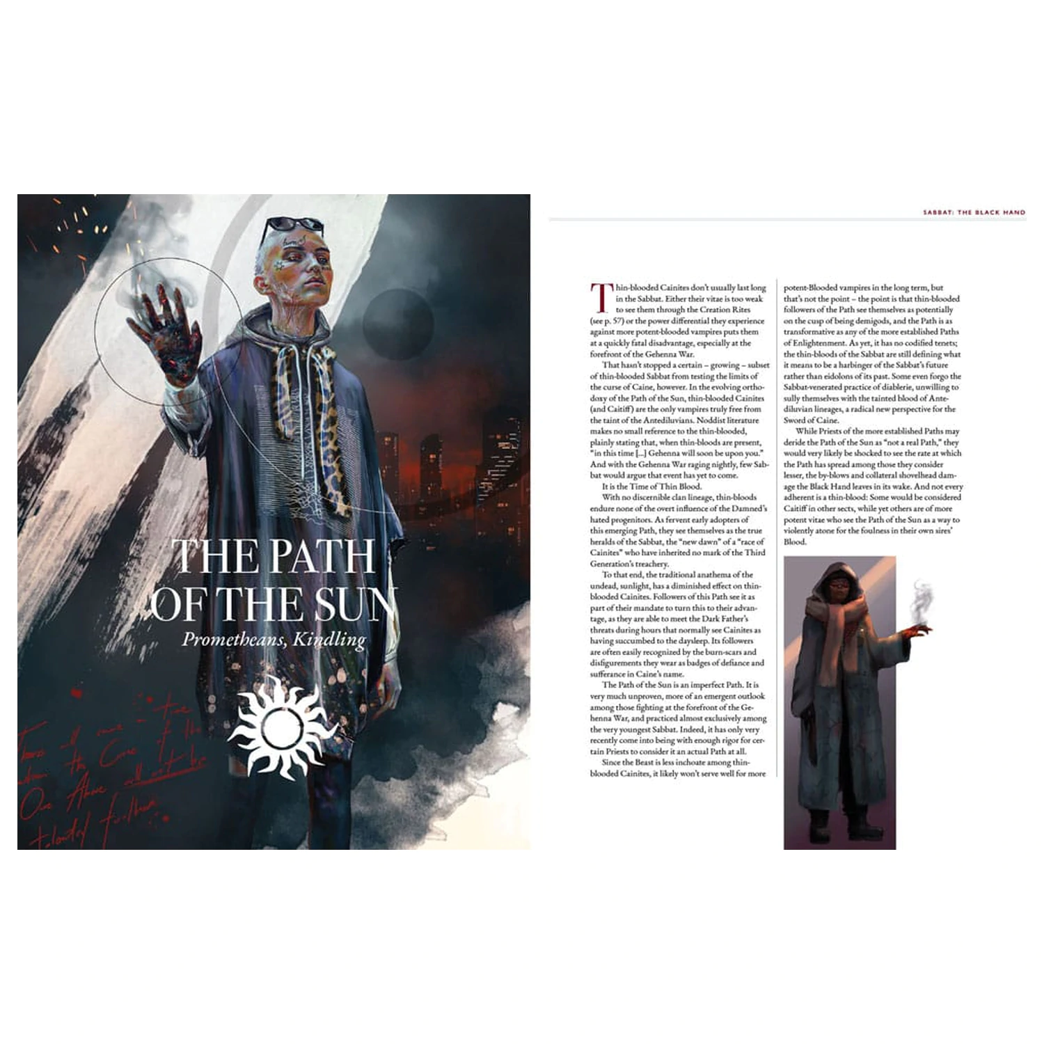 Vampire: The Masquerade 5th Edition RPG kniha Sabbat: The Black Hand Sourcebook *Anglická verze* fotografii produktu